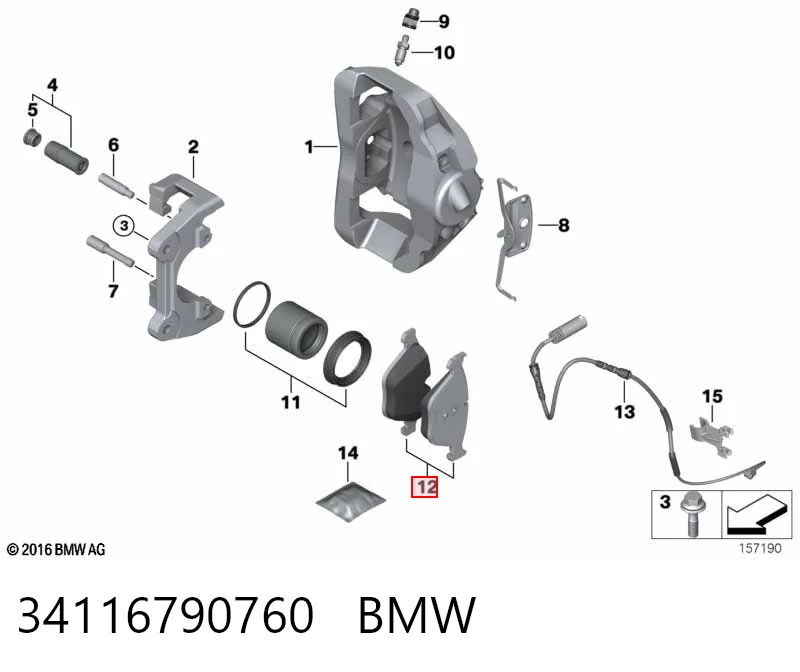 34116790760 BMW