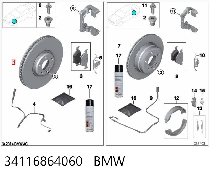 34116864060 BMW