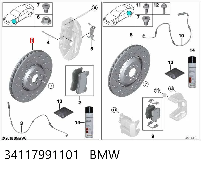 34117991101 BMW