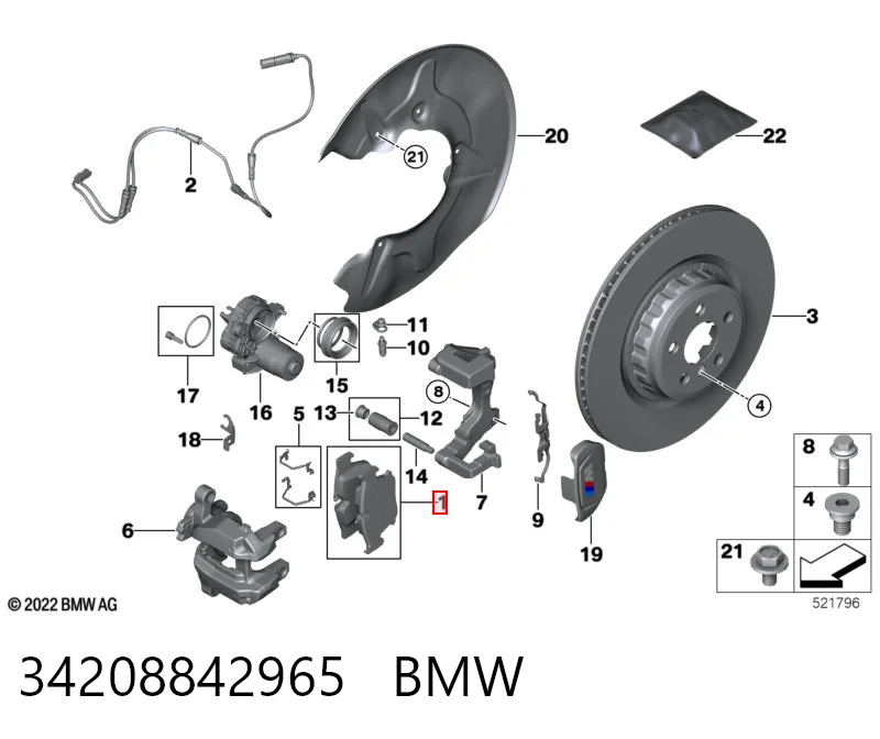 34208842965 BMW