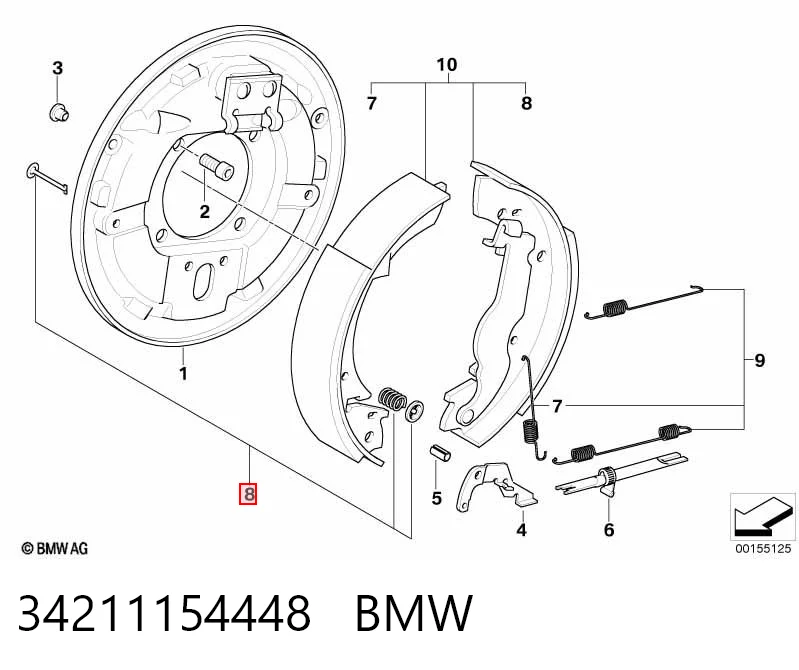 Ремкомплект гальмівних колодок 646 Quick Brake