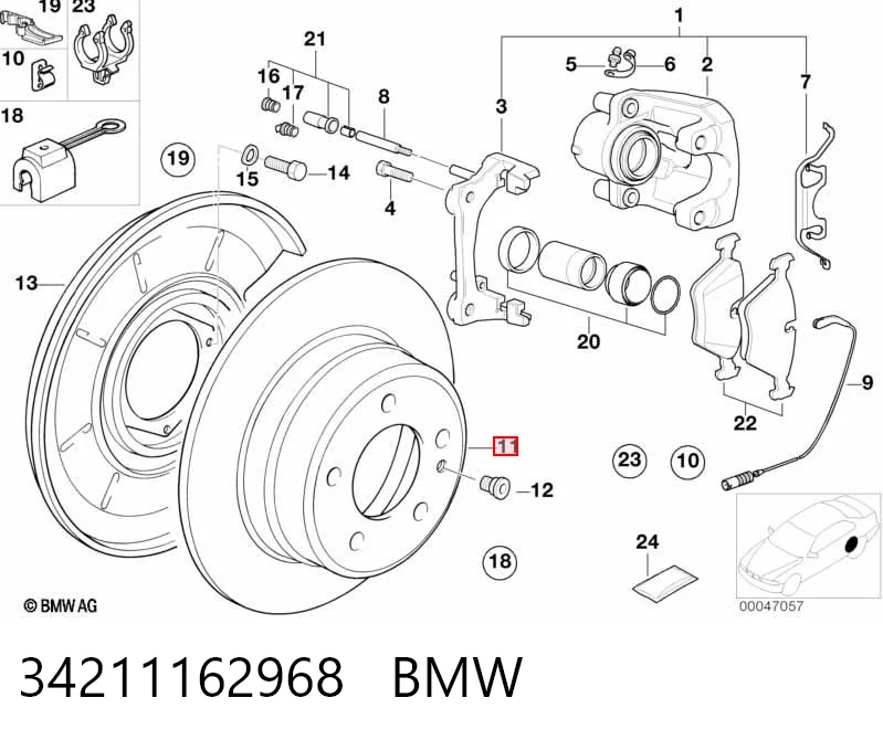 34211162968 BMW
