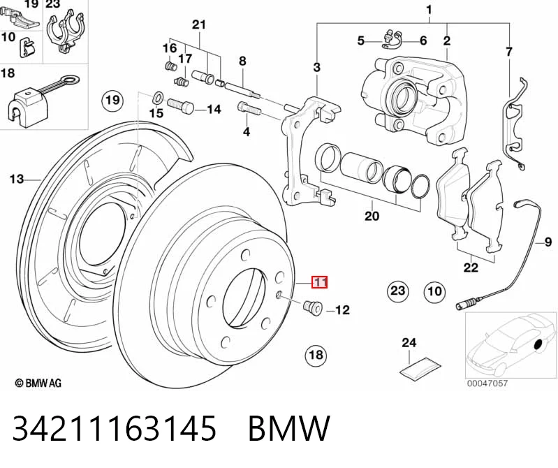 Дискові гальма на BMW 3  E30