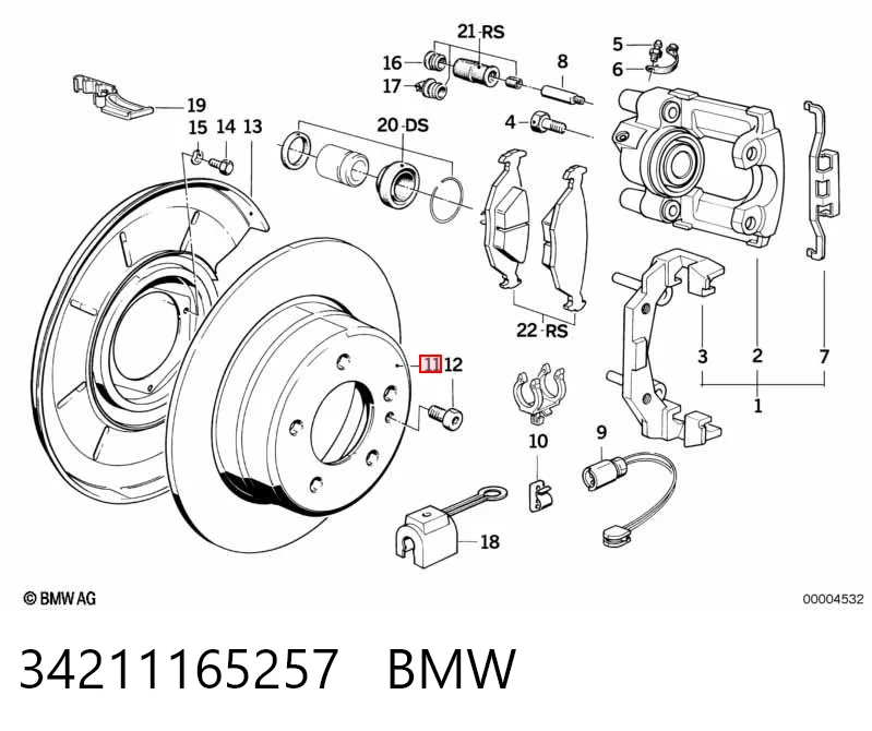 34211165257 BMW