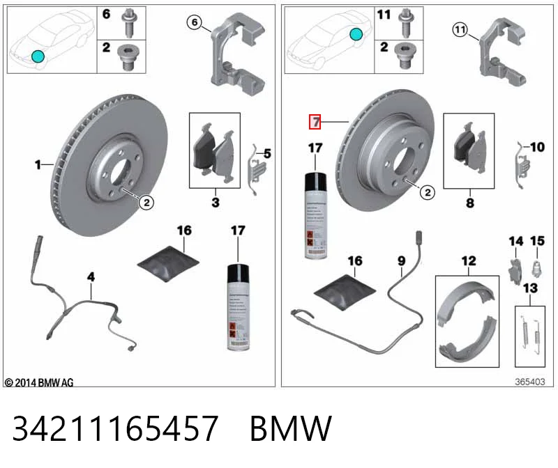 34211165457 BMW