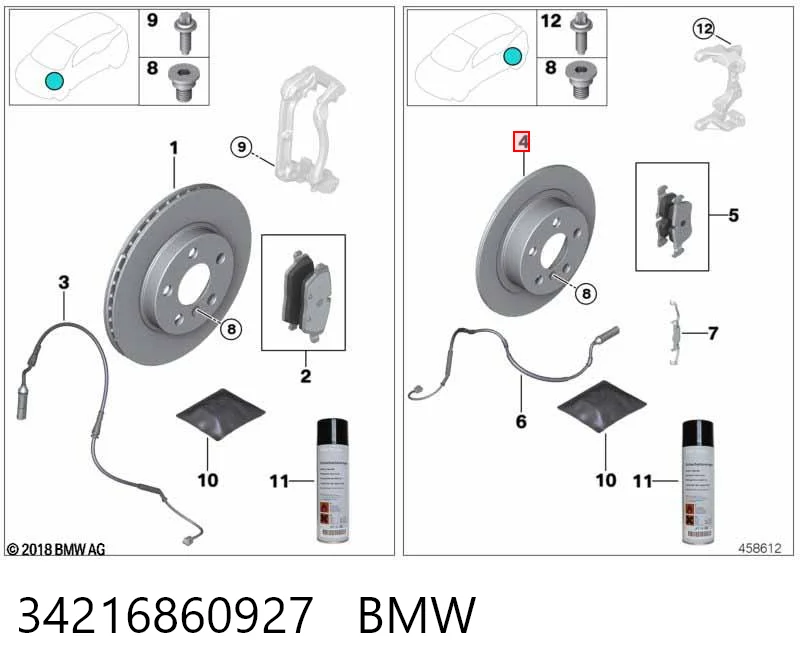 34216860927 BMW
