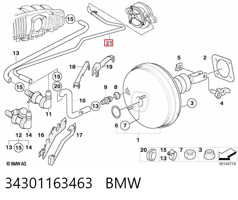 34301163463 BMW