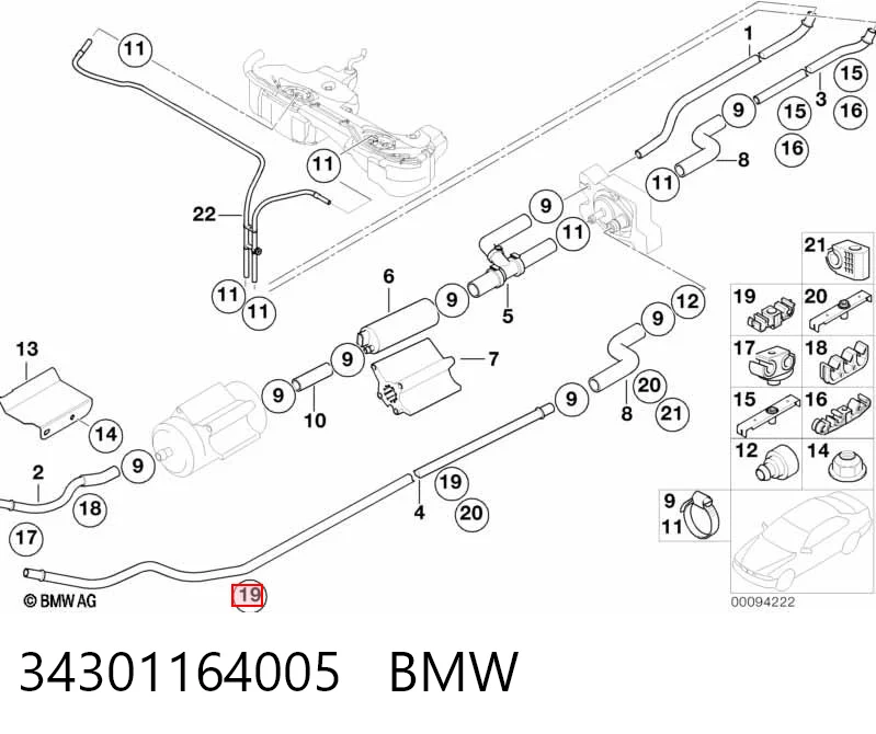 34301164005 BMW