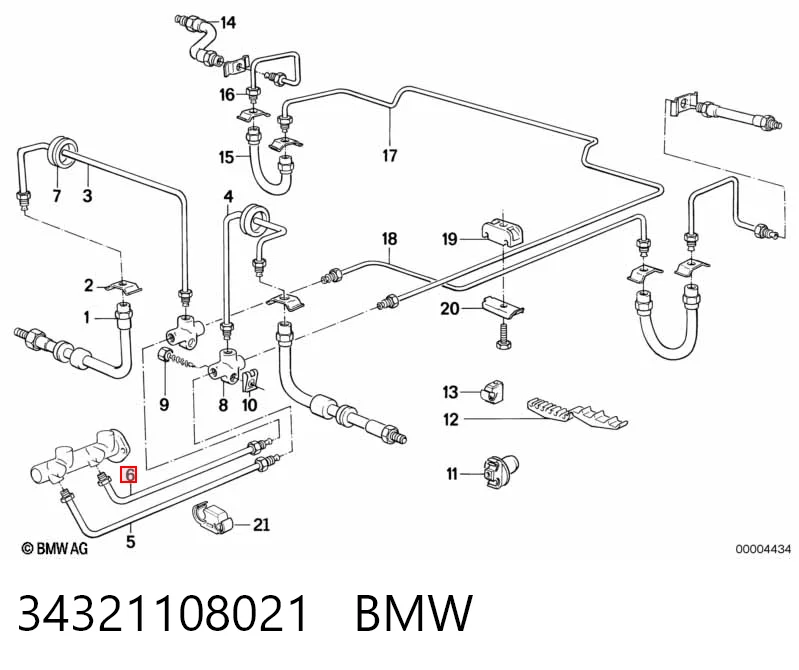 Трубка гальмівна, задня, права Quick Brake QB0300AACU ціна, від 3.21 USD