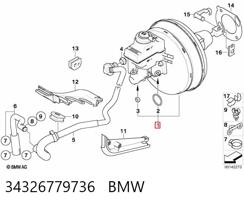 Купити Підсилювач гальм BMW 7  E65, E66, E67