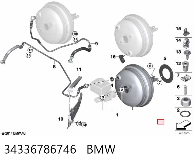 34336786746 BMW Датчик тиску пневматичної гальмівної системи