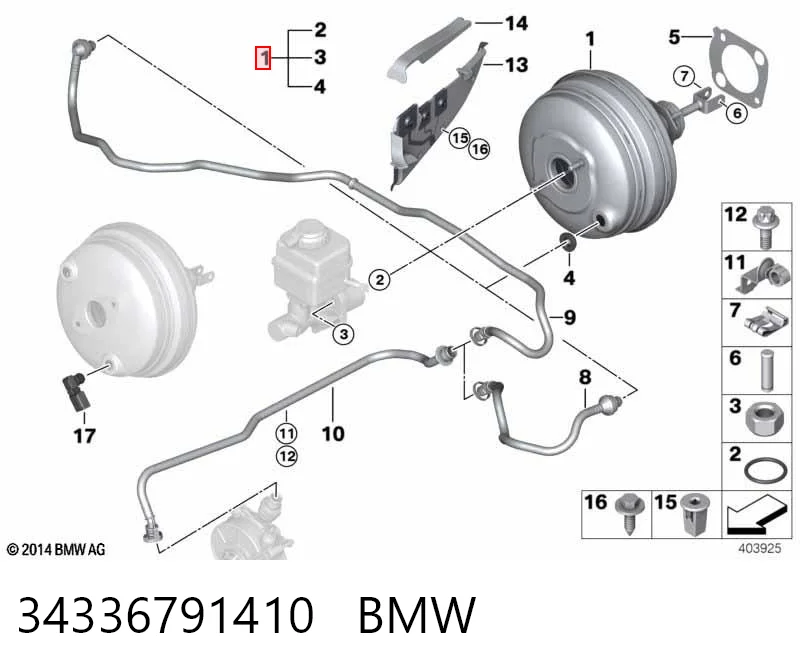 Купити Підсилювач гальм BMW X6  E71