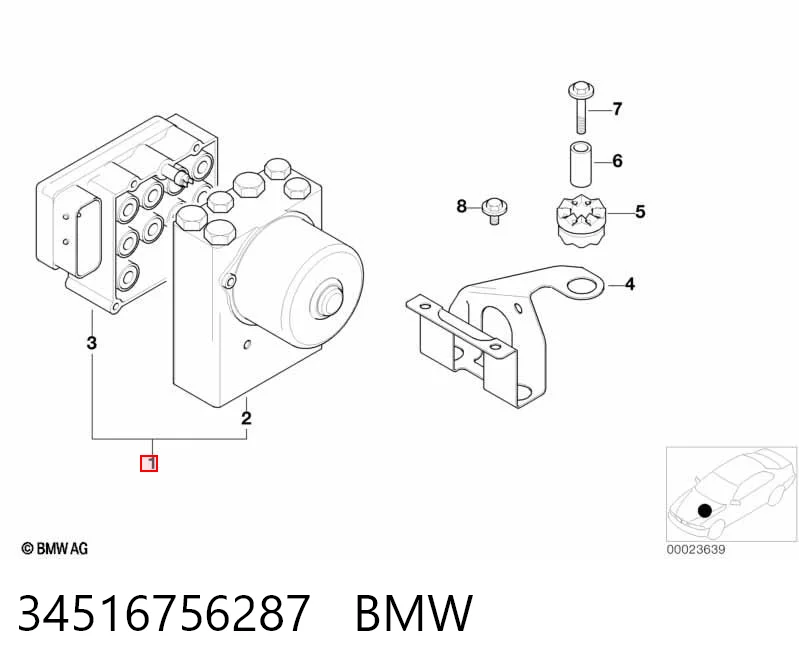 Купити Блок АБС BMW 3  E36