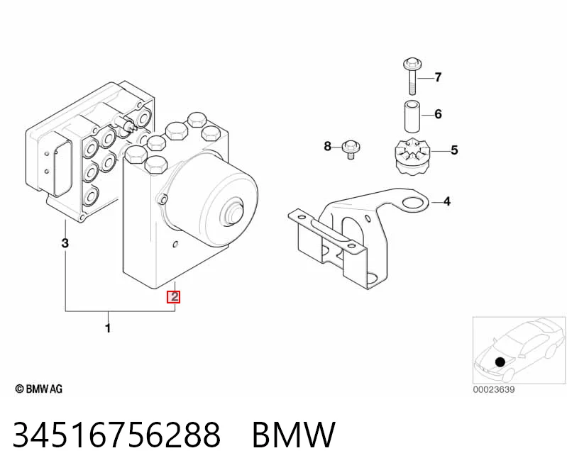  Блок АБС BMW 3 