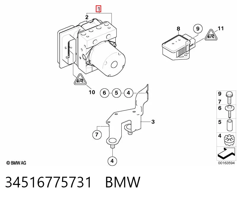 Купити Блок АБС BMW 5  E61
