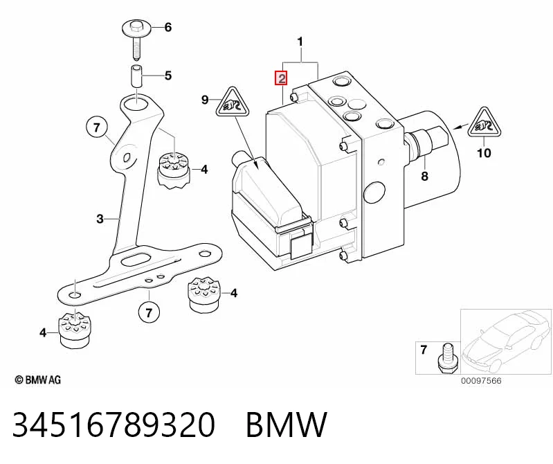 Блоки ABS BMW 7 