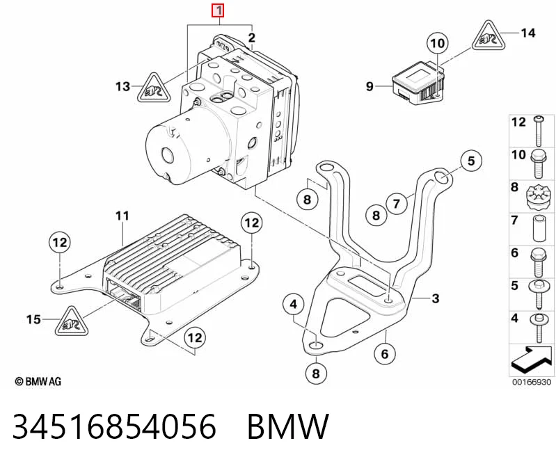 Блоки ABS BMW X6 