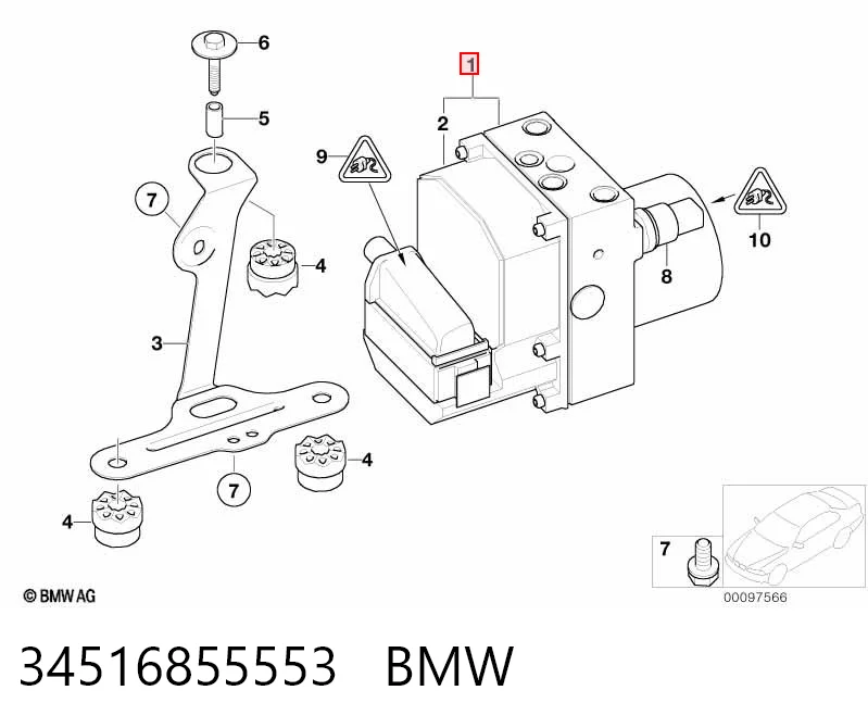 34516855553 BMW