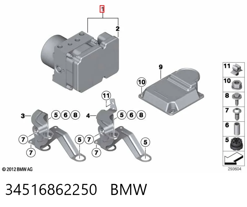 Блоки ABS BMW 3 