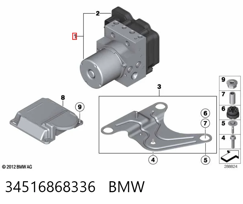 Блоки ABS BMW 5 