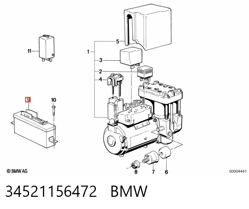 Система електронного керування АБС Bosch 0265100032