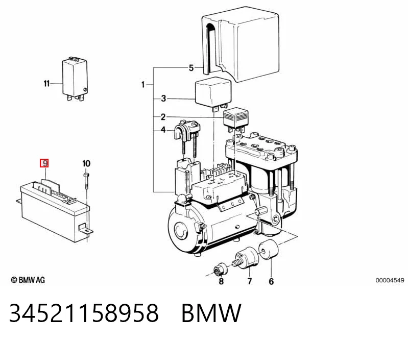 Купити 0265100032 Bosch Модуль (блок ЕБУ) управління АБС (ABS)