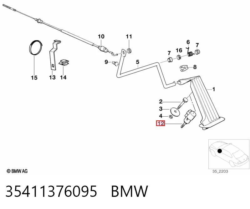  BMW 1180441 ціна, від 6.33 USD