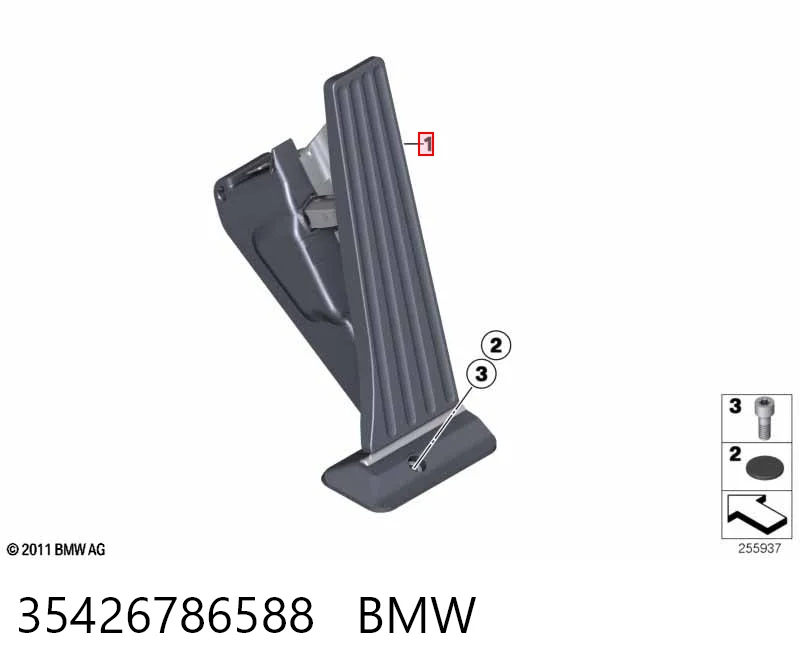 Купити Педаль газу BMW X1  F48
