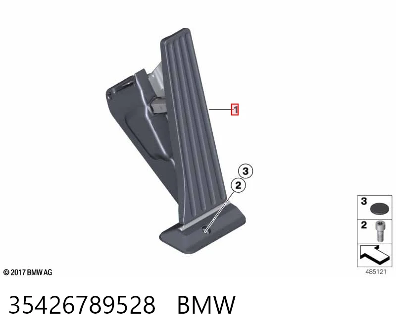  Педаль газу BMW X1 