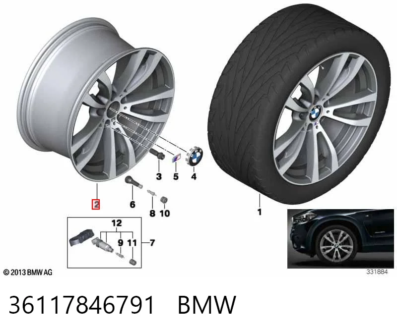 36117846791 BMW 