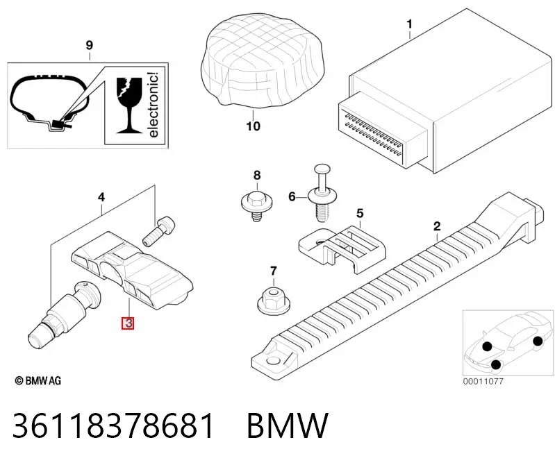 Манометр повітряний Bentley 4D0907275F ціна, від 24.76 USD