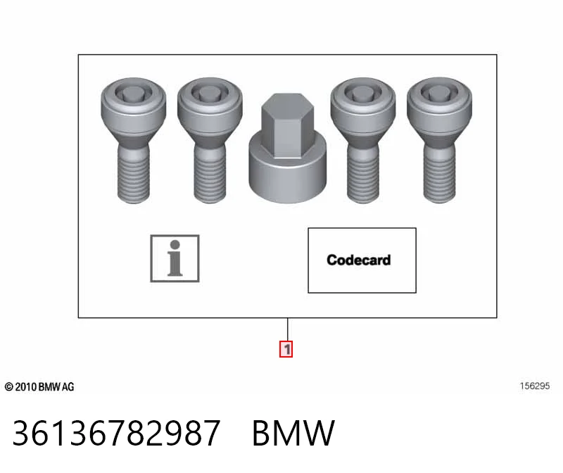 36136782987 BMW Болти до колеса