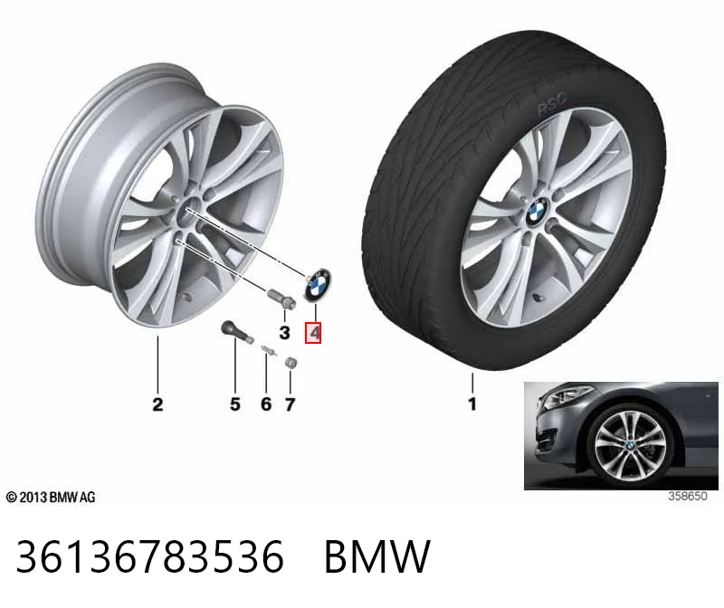 36136783536 BMW Ковпаки на колеса
