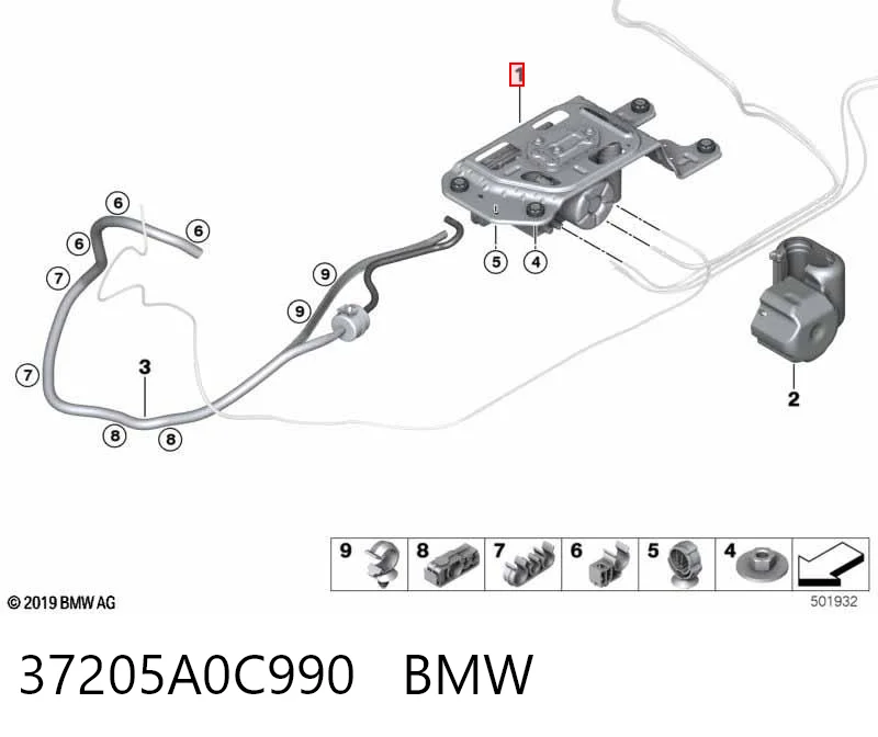 37205A51317 BMW Компресор підкачки амортизаторів