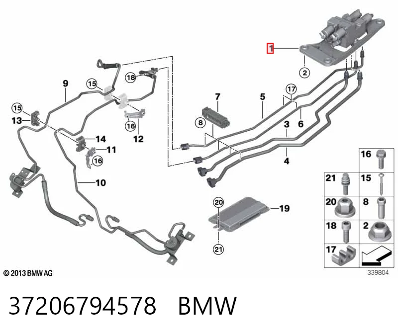 Блок клапанів гідравлічної підвіски AБС (ABS) BMW 6794578 ціна, від 145.69 USD