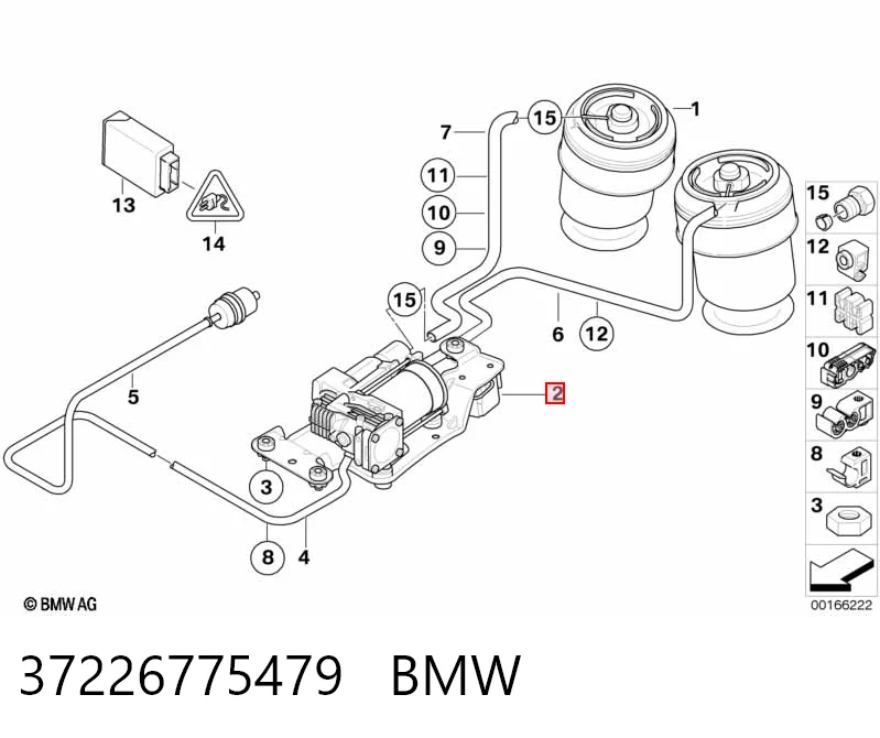 37226775479 BMW Компресор підкачки амортизаторів