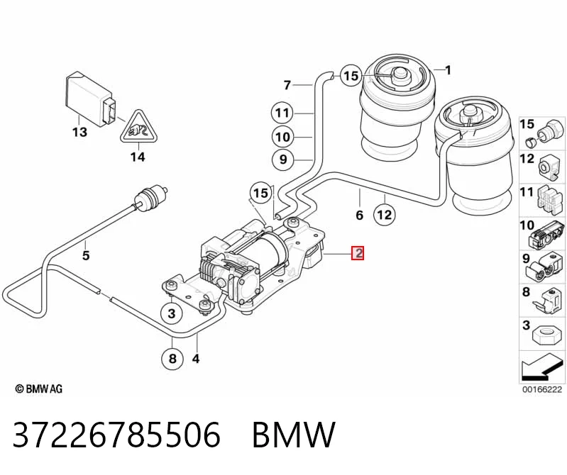 37226785506 BMW Компресор пневмоподвески