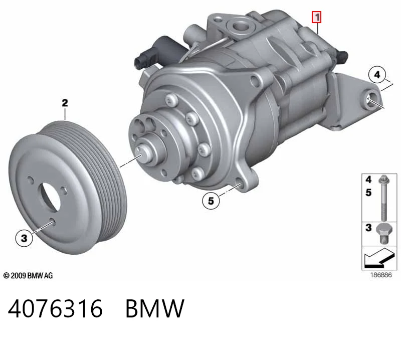 Купити Насос ГУР BMW 7  F01, F02, F03, F04