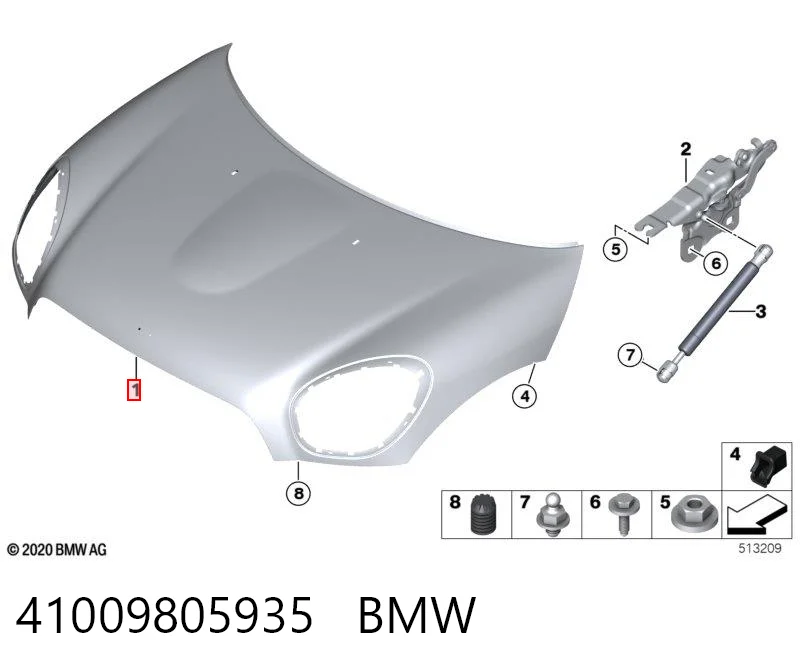 Капот Polcar 510303 ціна, від 476.86 USD