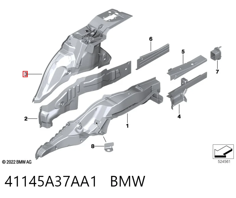 41145A37AA1 BMW