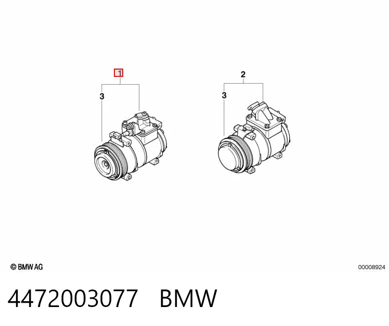 4472003077 BMW Компресор холодоагенту