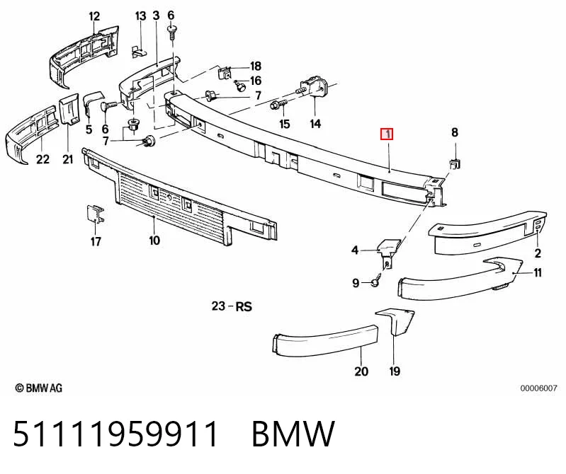 Бампер на авто BMW 3 седан (E30) (1982 - 1992) ціна, від 88.69 USD