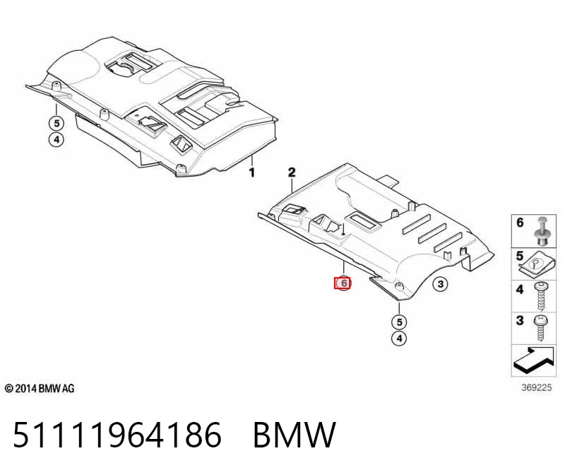 51111964186 BMW 