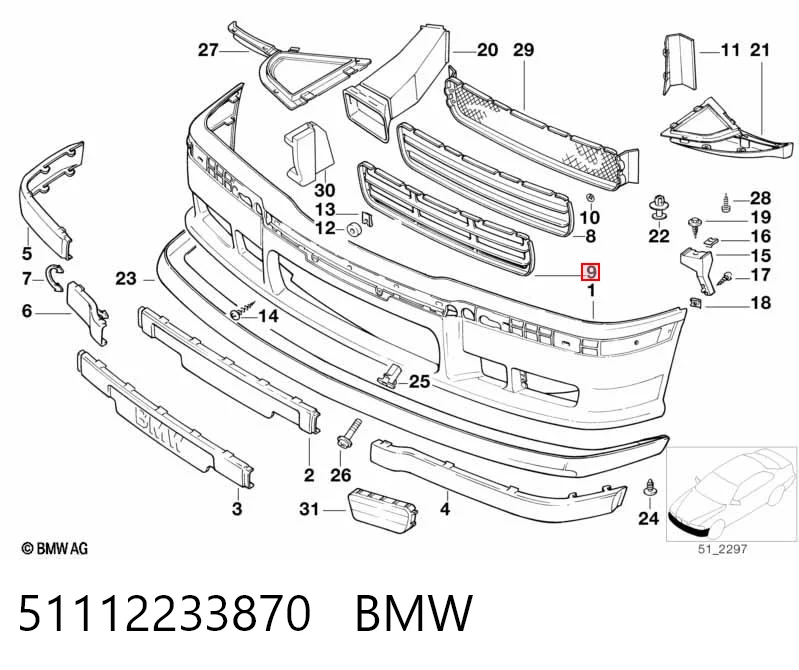51112233870 BMW 