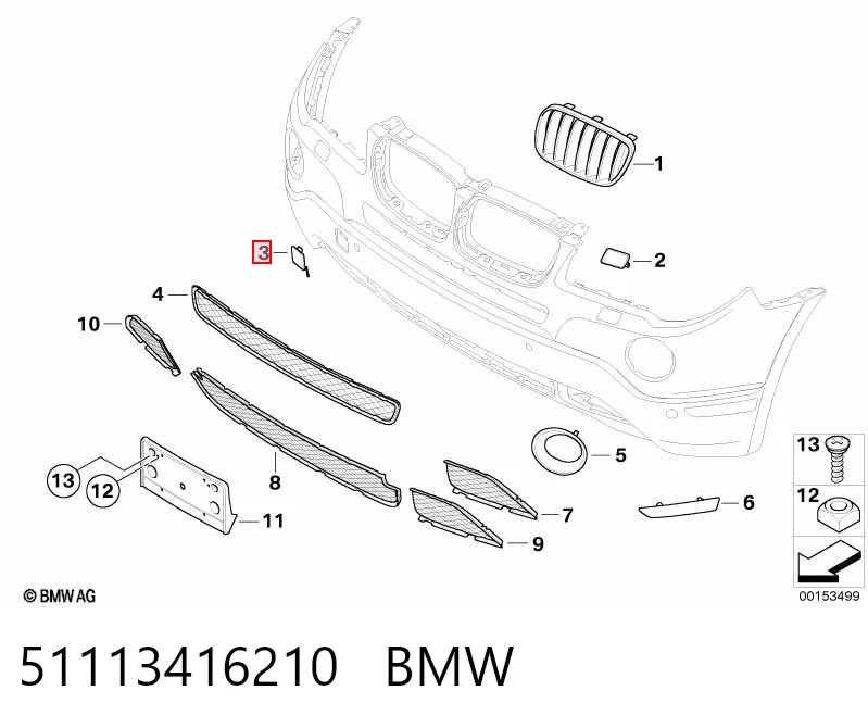 51113416210 BMW 