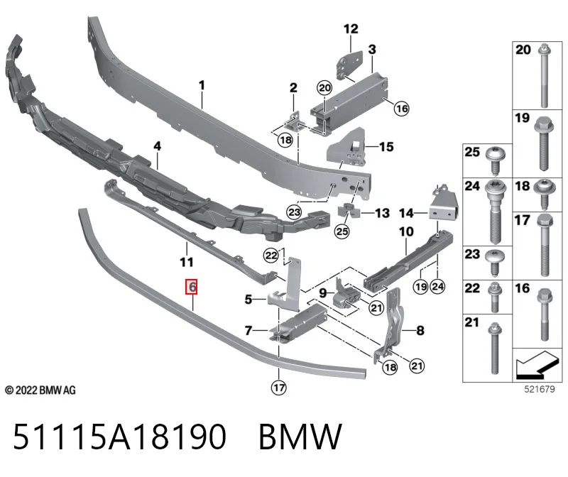 51115A18190 BMW 