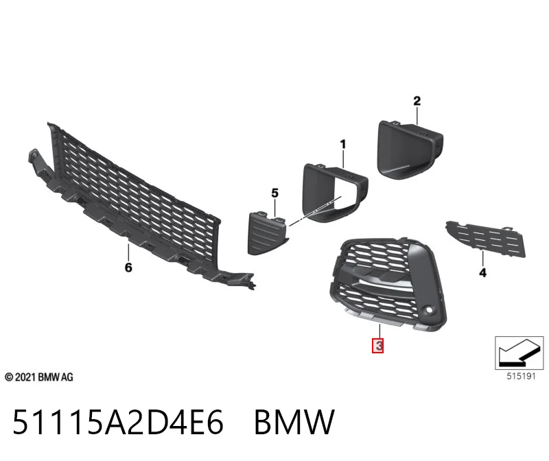 51115A2D4E6 BMW 
