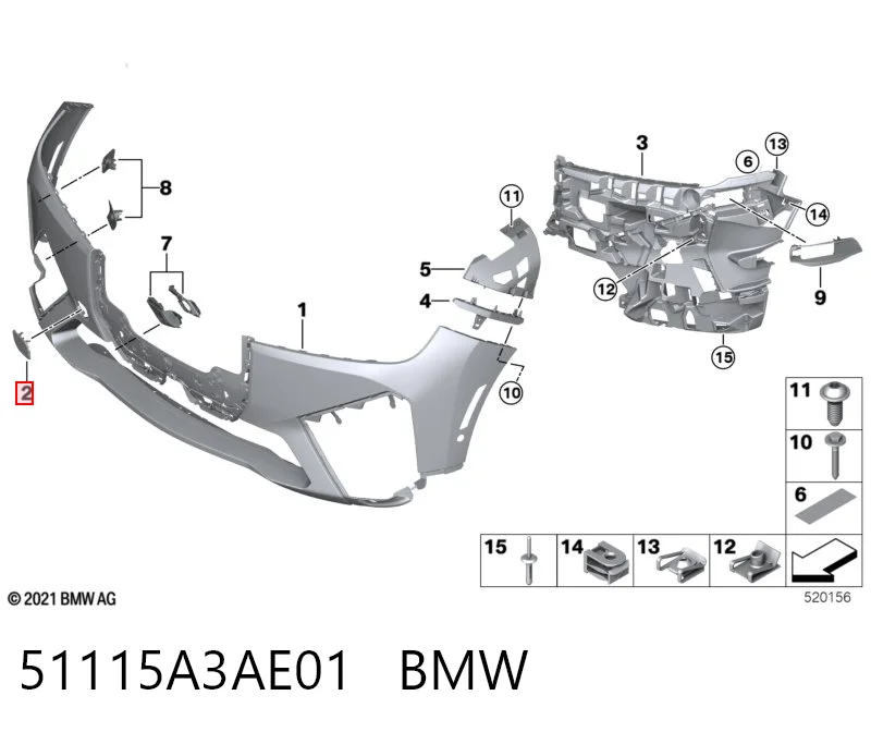 51115A3AE01 BMW 