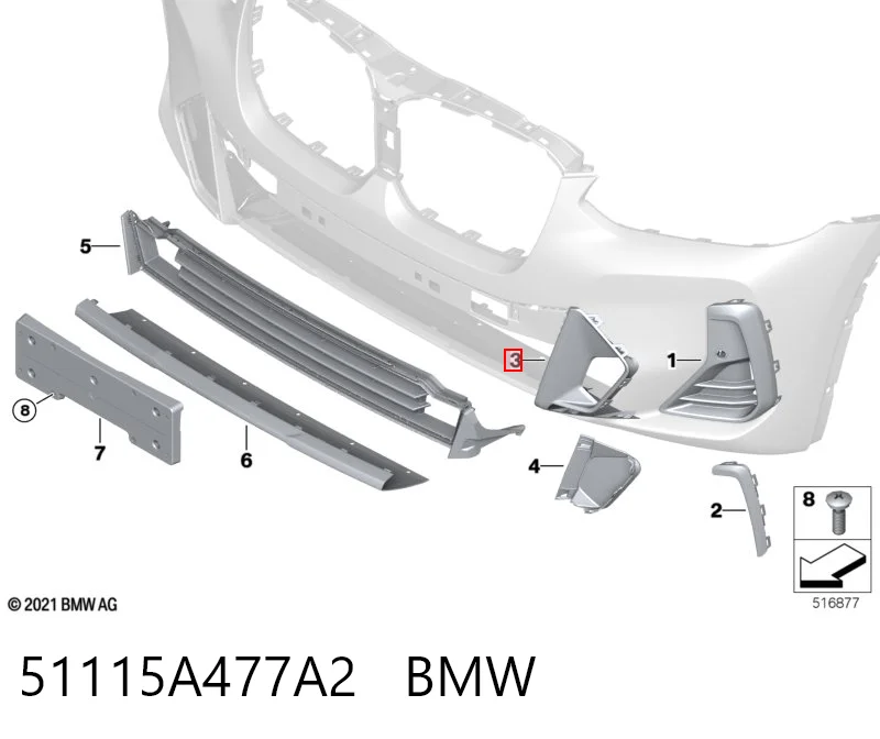 51115A477A2 BMW 