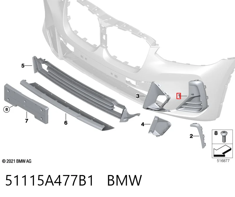51115A477B1 BMW 